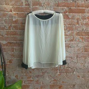 483. DEPRI Sheer Blouse Normcore